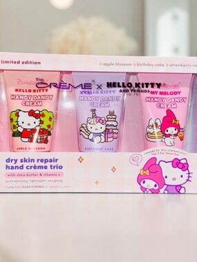 Creme Shop x Hello Kitty Hand Cream Trio - Pink
